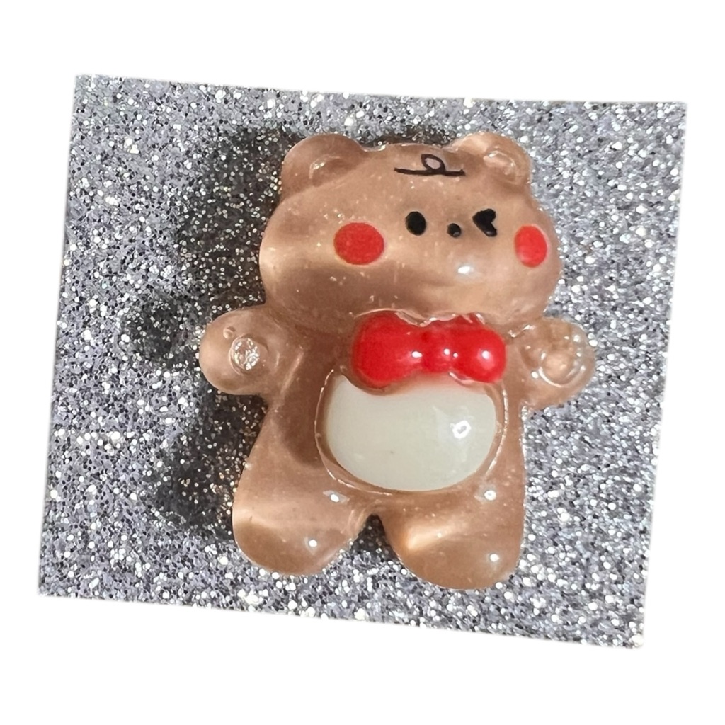 New Adorable Brown Bear Lapel Pin